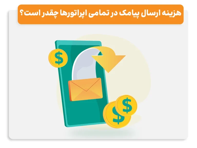 هزینه ارسال پیامک در تمامی اپراتورها چقدر است؟