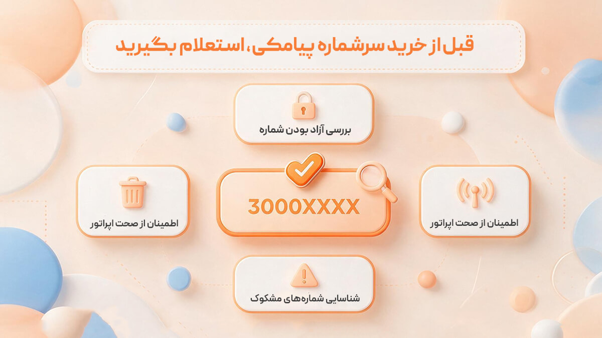 استعلام سرشماره پیامک